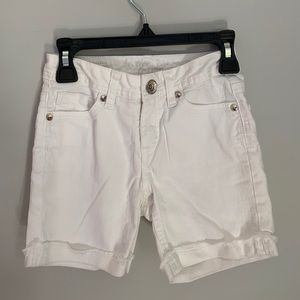 Girls Justice White Shorts